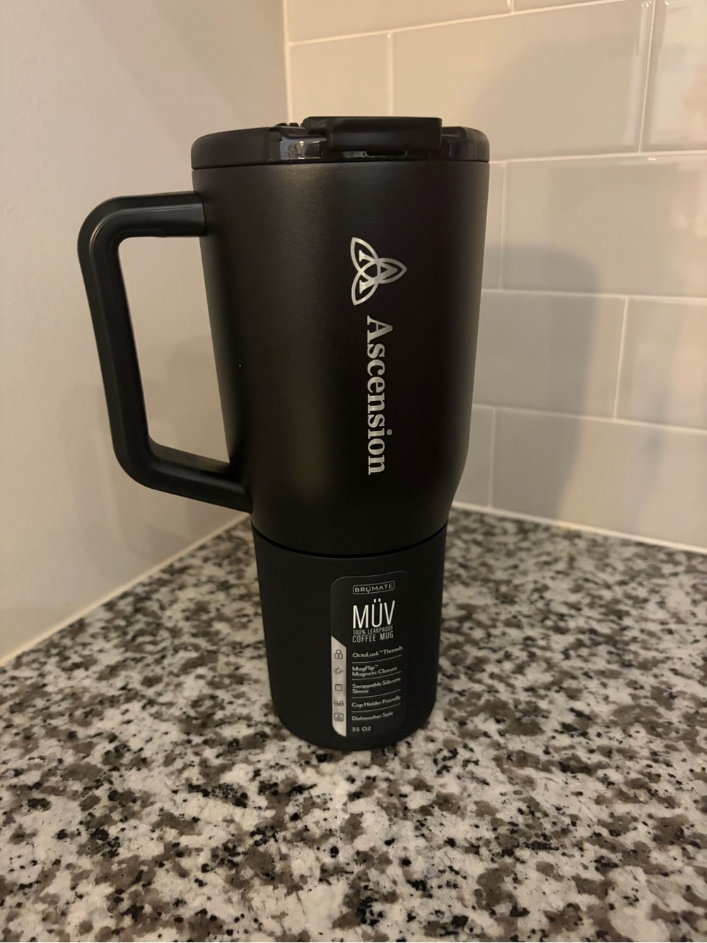BrüMate Müv 35oz Coffee Mug-Ascension Matte black